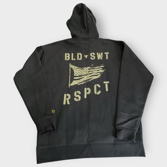 Under Armour Project Rock Veterans Day Hoodie Mens size X-Large1386921-016 (a) - Picture 5 of 8